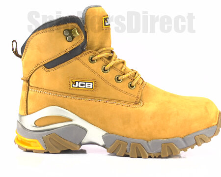 JCB 4x4 Mens S3 Waterproof Steel Toe Cap Safety Work Shoes Brown Boots Size 6-13