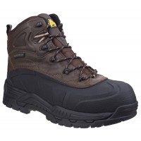 Amblers Orca Brown Metal Free Safety Boots