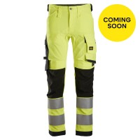 Snickers 6343 AllroundWork Hi-Vis Stretch Trousers