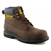 CAT Holton SB Brown Steel Toe Safety Boots