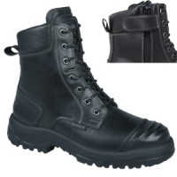 Goliath Groundmaster Combat Safety Boots SDR15CSI SIZ With Steel Toe Caps & Midsole With Side Zip