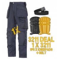 Snickers 3211 Kit Inc 9110 Kneepads & A PTD Belt