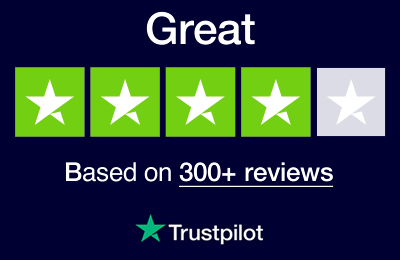 Rated great on Trustpilot based on 170+ reviews Rated great on Trustpilot based on 170+ reviews